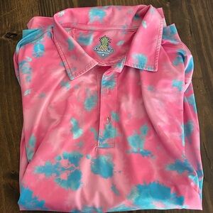 Short sleeve CHUBBIES performance polo size large men